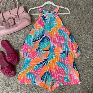 Beautiful Lightweight Lilly Pulitzer Romper, Sz 4, Like New!